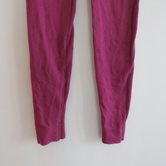 SWEATY BETTY Modal Dot Jacquard Base Layer Leggings in Amaranth Pink - Size S - Picture 10 of 16
